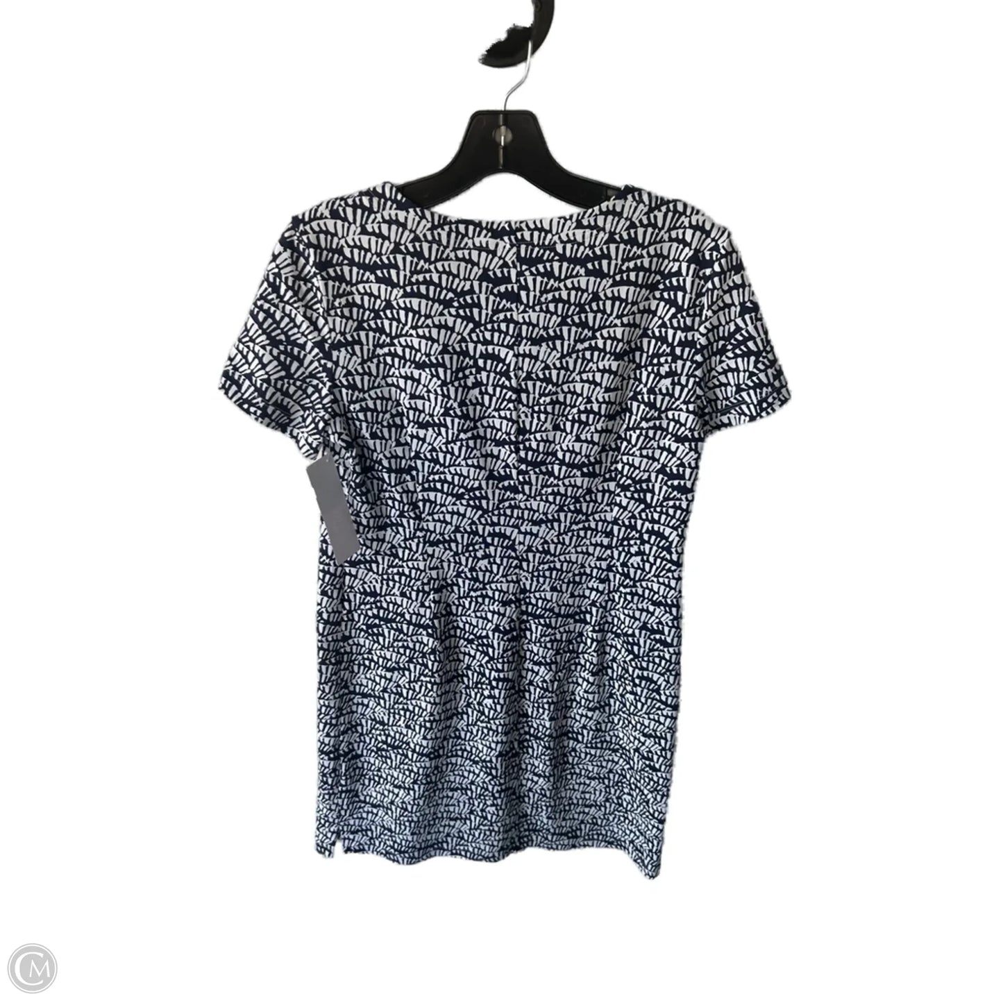 Dress Casual Short By Cmc In Blue & White, Size: M