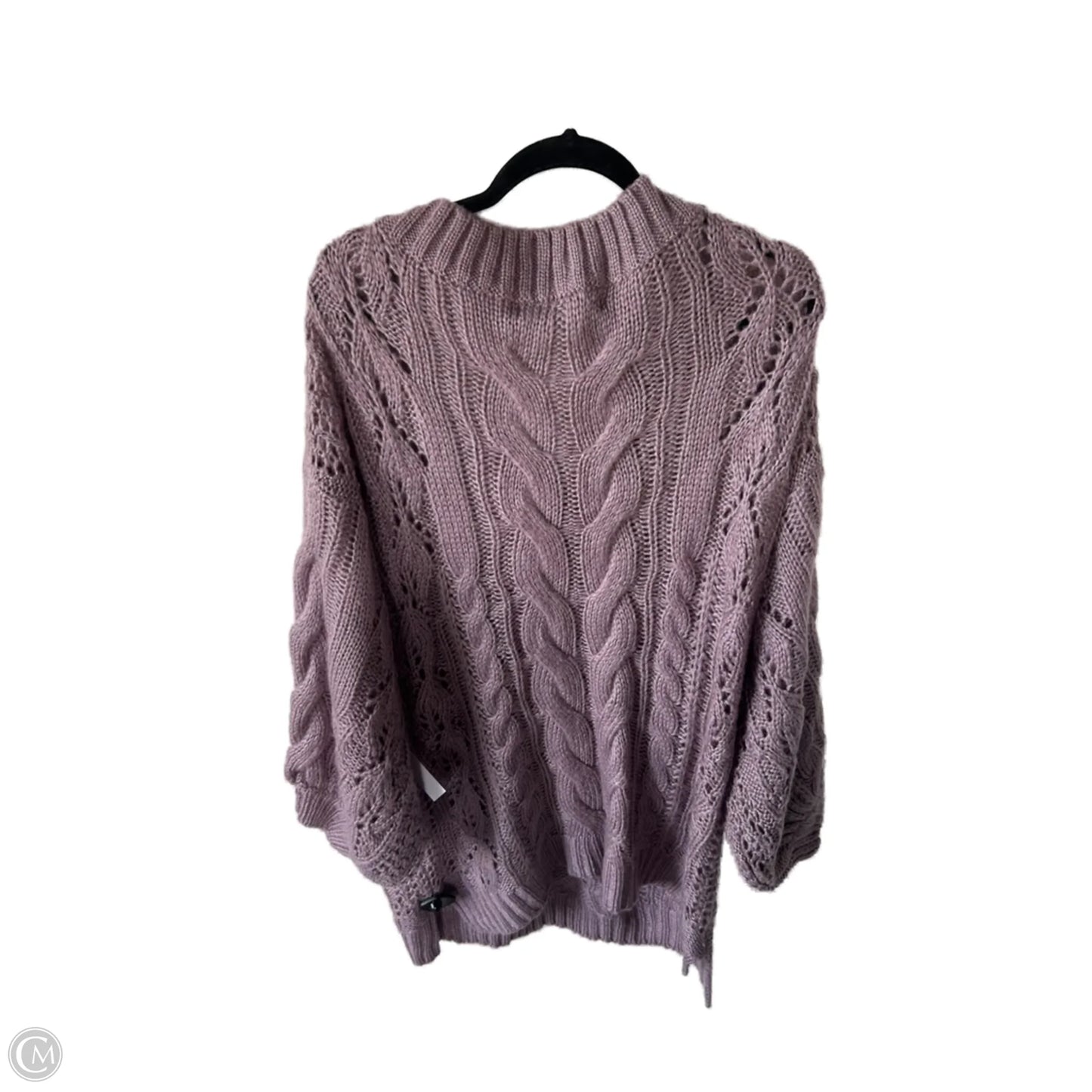 Sweater By Clothes Mentor In Purple, Size: M