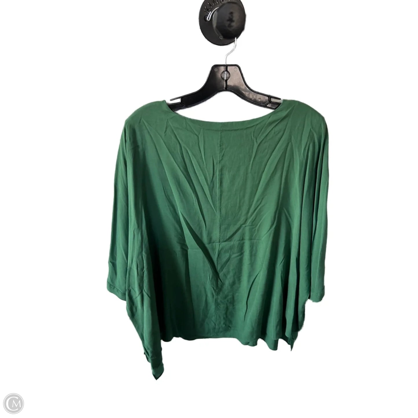Top Short Sleeve By Soft Surroundings In Green, Size: 2x