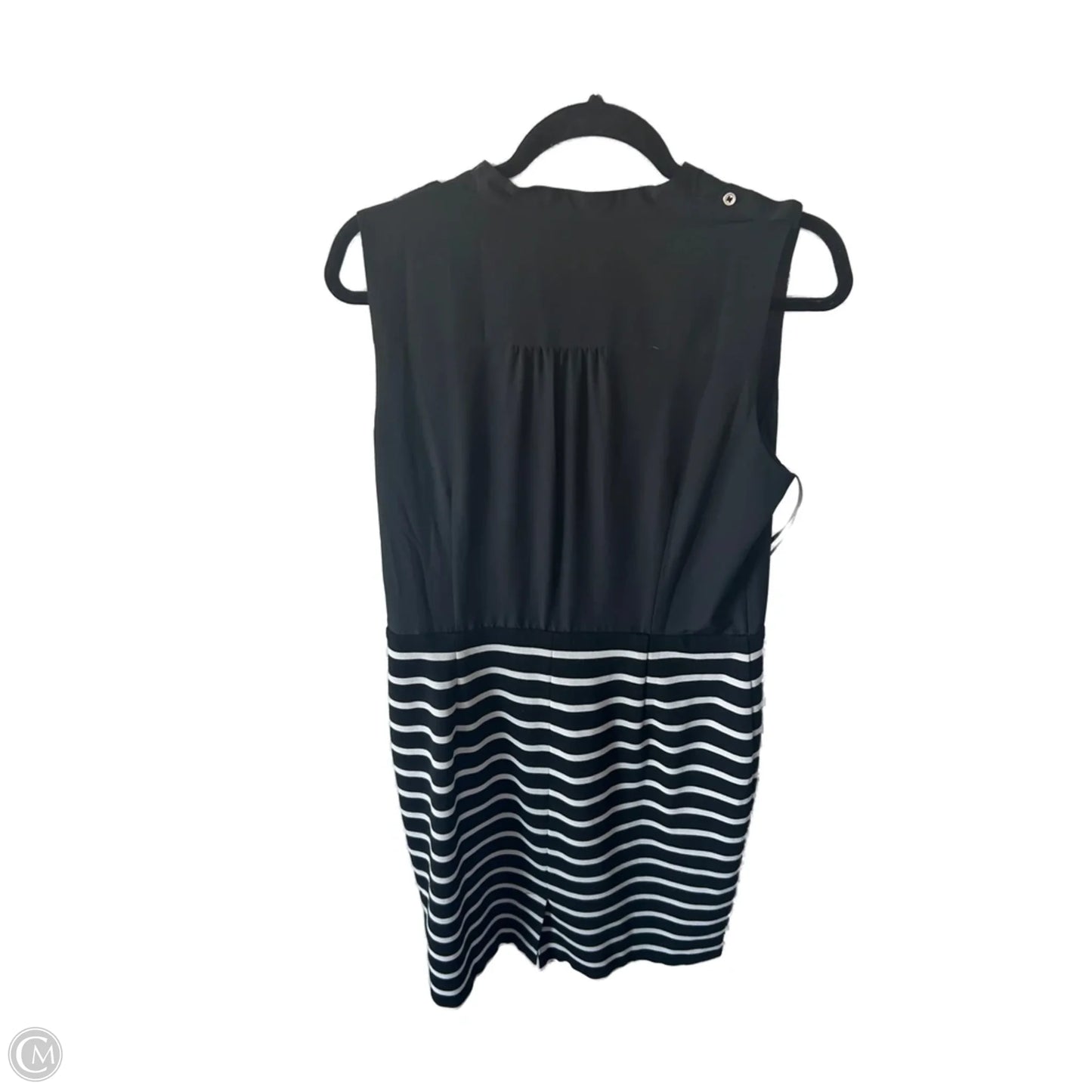 Dress Work By White House Black Market In Black & White, Size: L