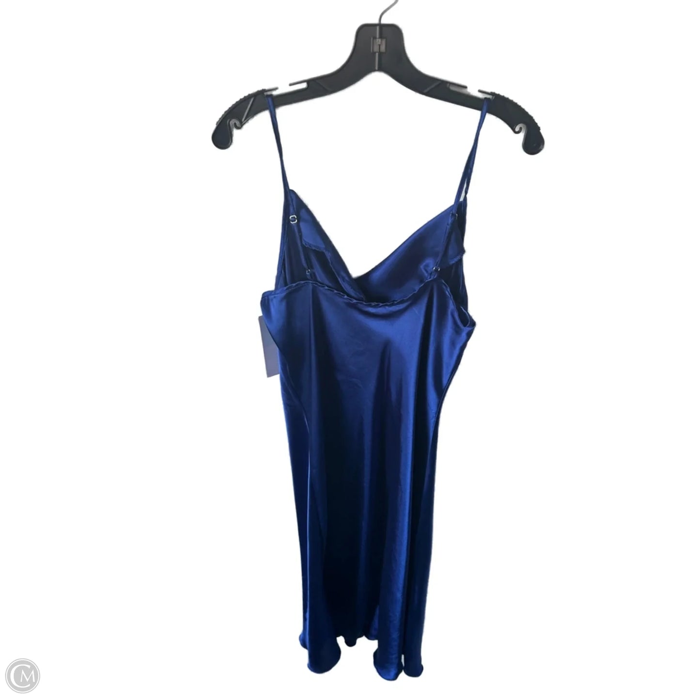 Dress Party Midi By Bebe In Blue, Size: Xl