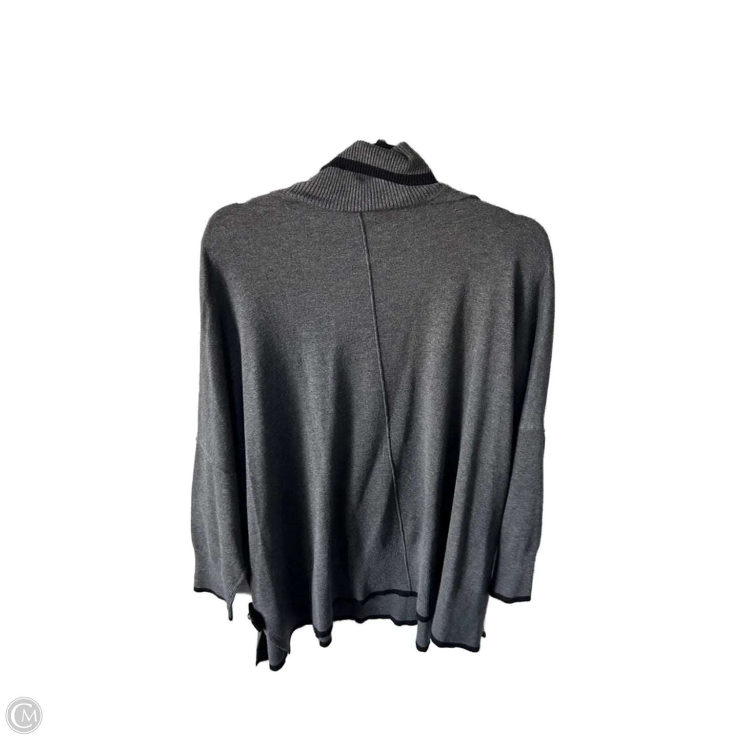 Sweater By Adrianna Papell In Grey, Size: Xl