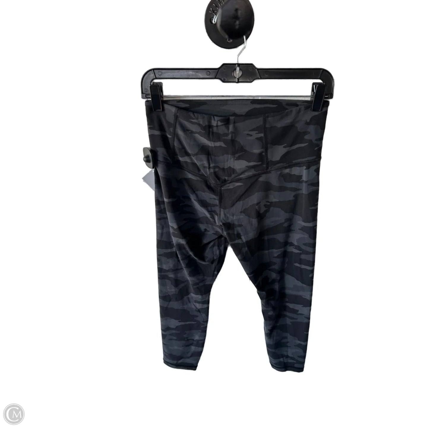 Athletic Leggings By Athleta In Black & Grey, Size: Mp
