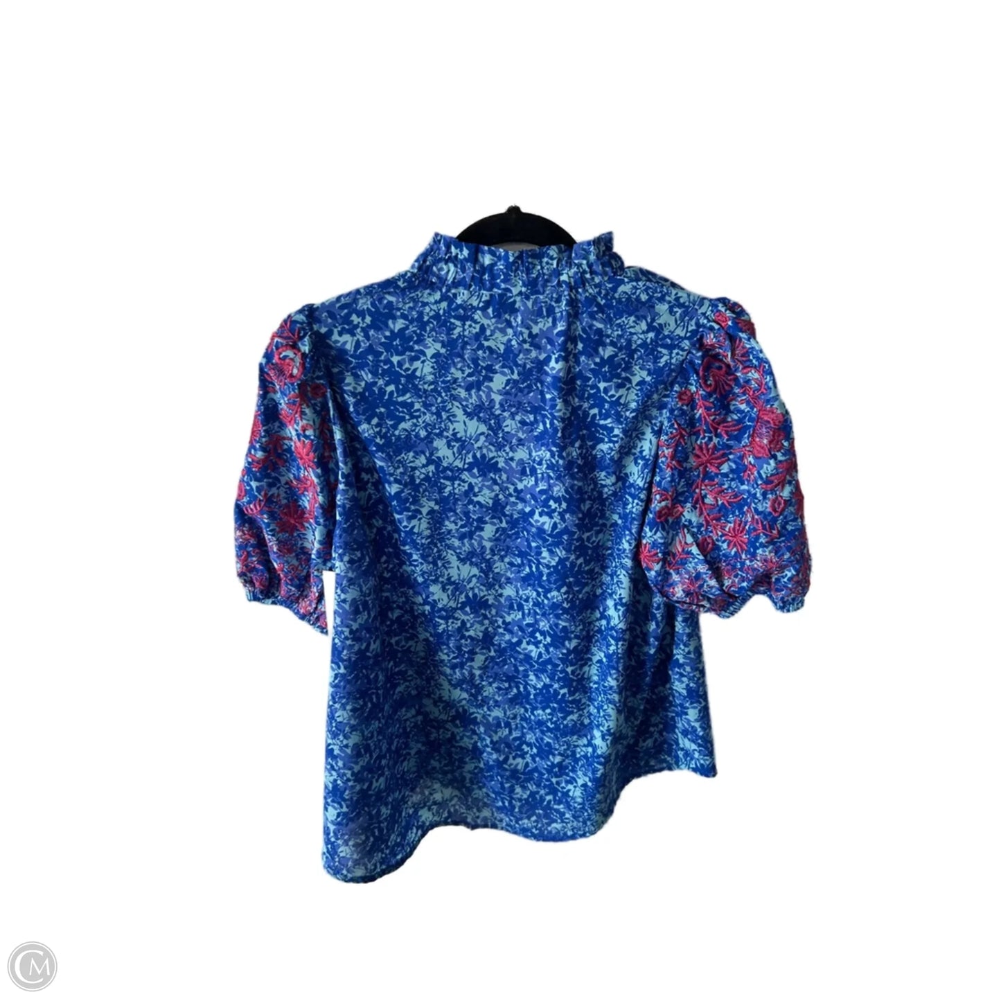 Top Short Sleeve By Cmc In Blue, Size: S