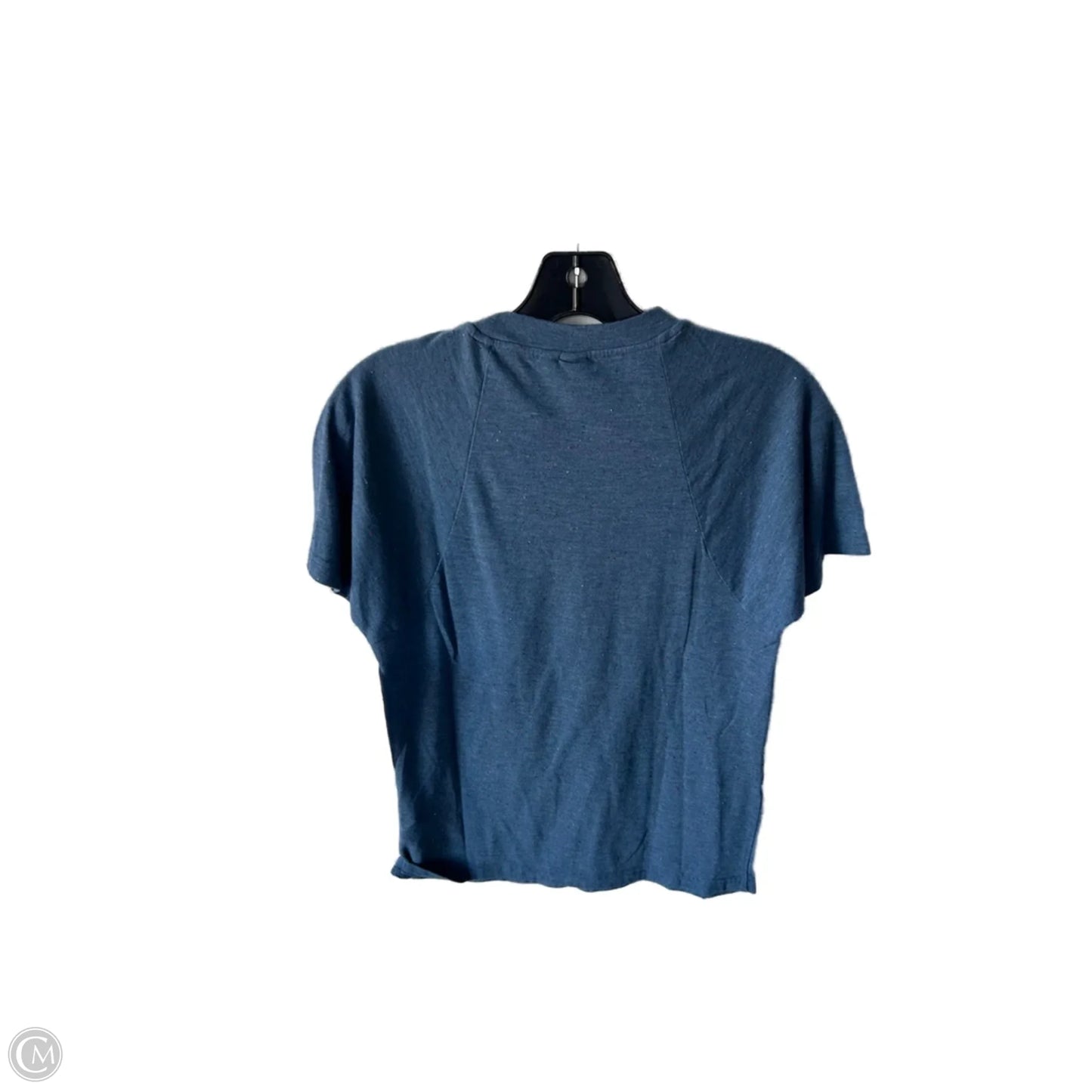 Athletic Top Short Sleeve By Adidas In Blue, Size: Xs