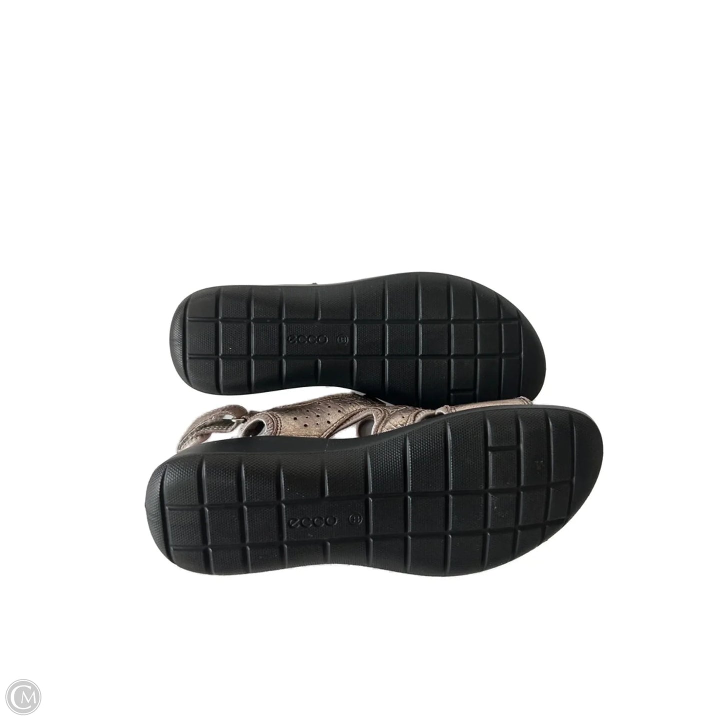 Sandals Flats By Ecco In Bronze, Size: 7