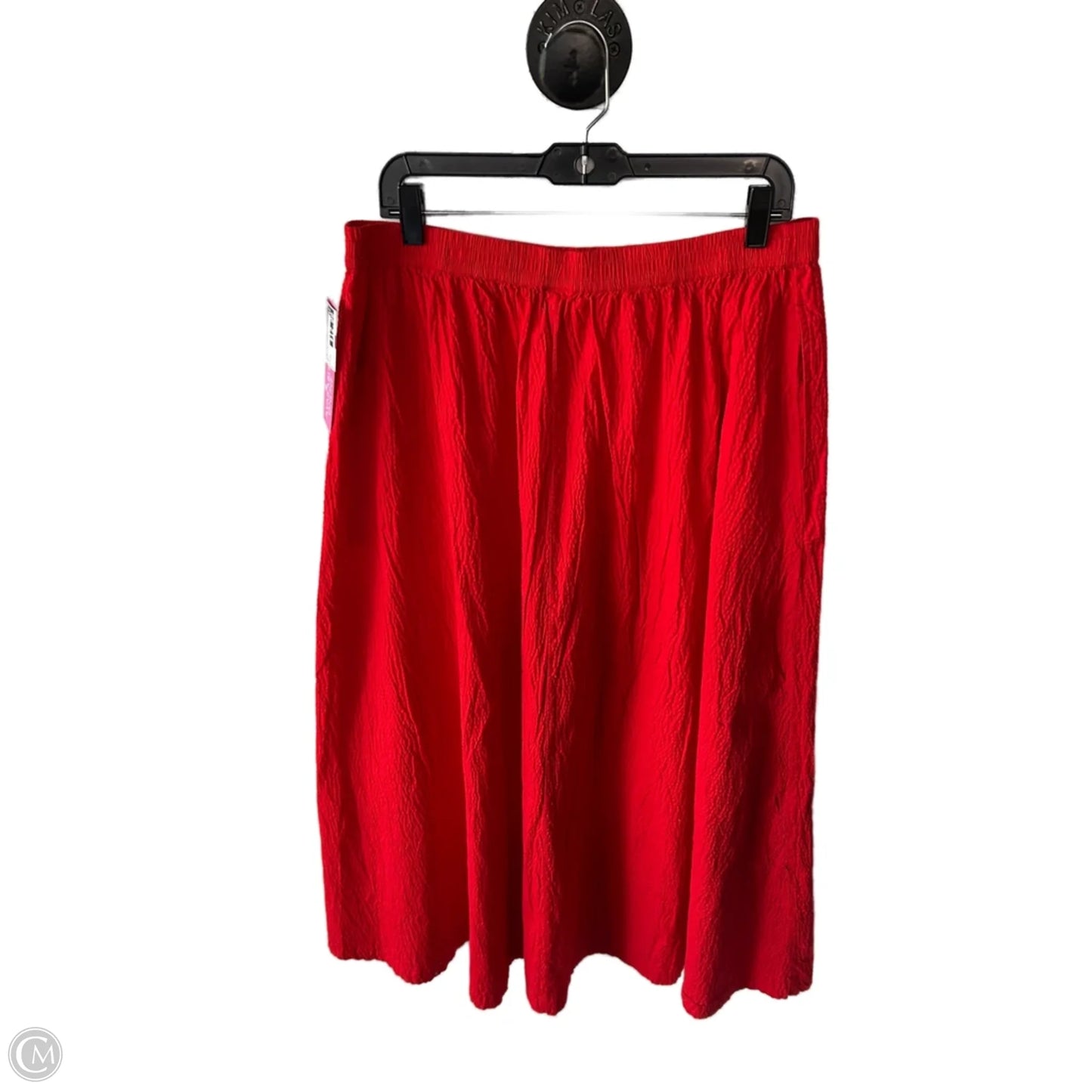Skirt Maxi By A New Day In Red, Size: 12