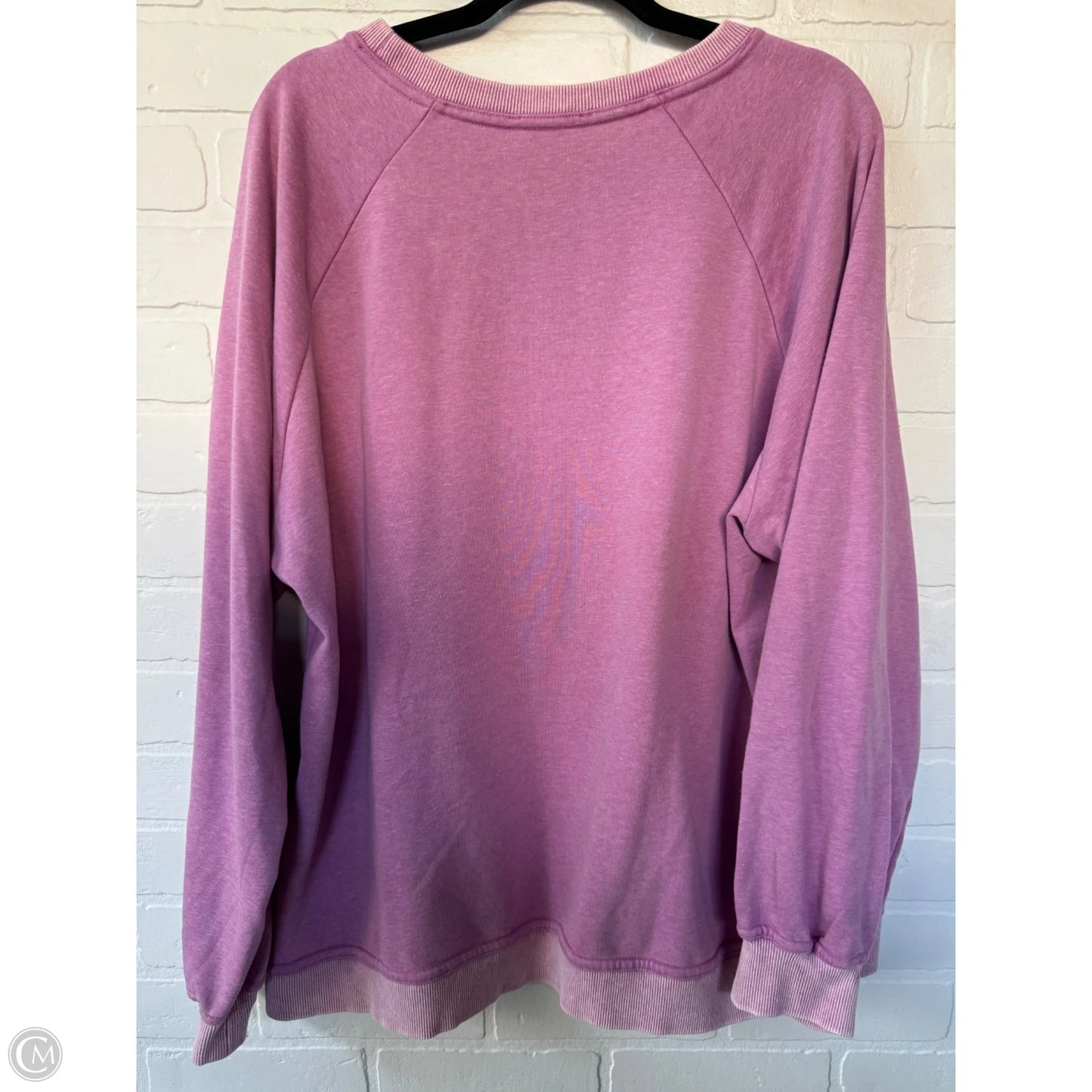Sweatshirt Crewneck By New In In Purple, Size: L