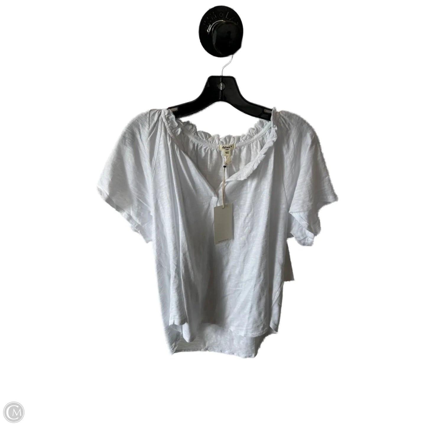 Top Short Sleeve By Dylan In White, Size: L