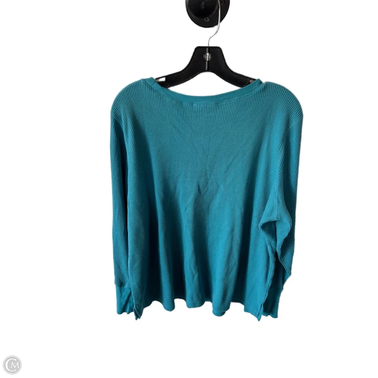 Top Long Sleeve By Clothes Mentor In Blue, Size: Xl