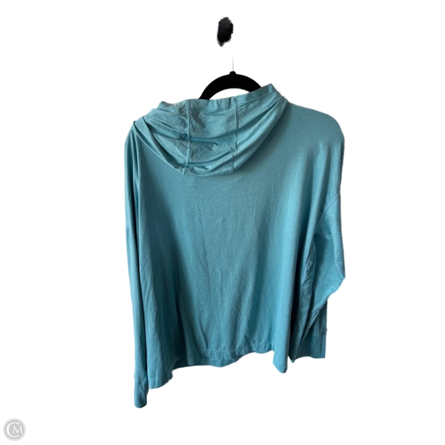 Athletic Top Long Sleeve Hoodie By Clothes Mentor In Blue, Size: Xxl