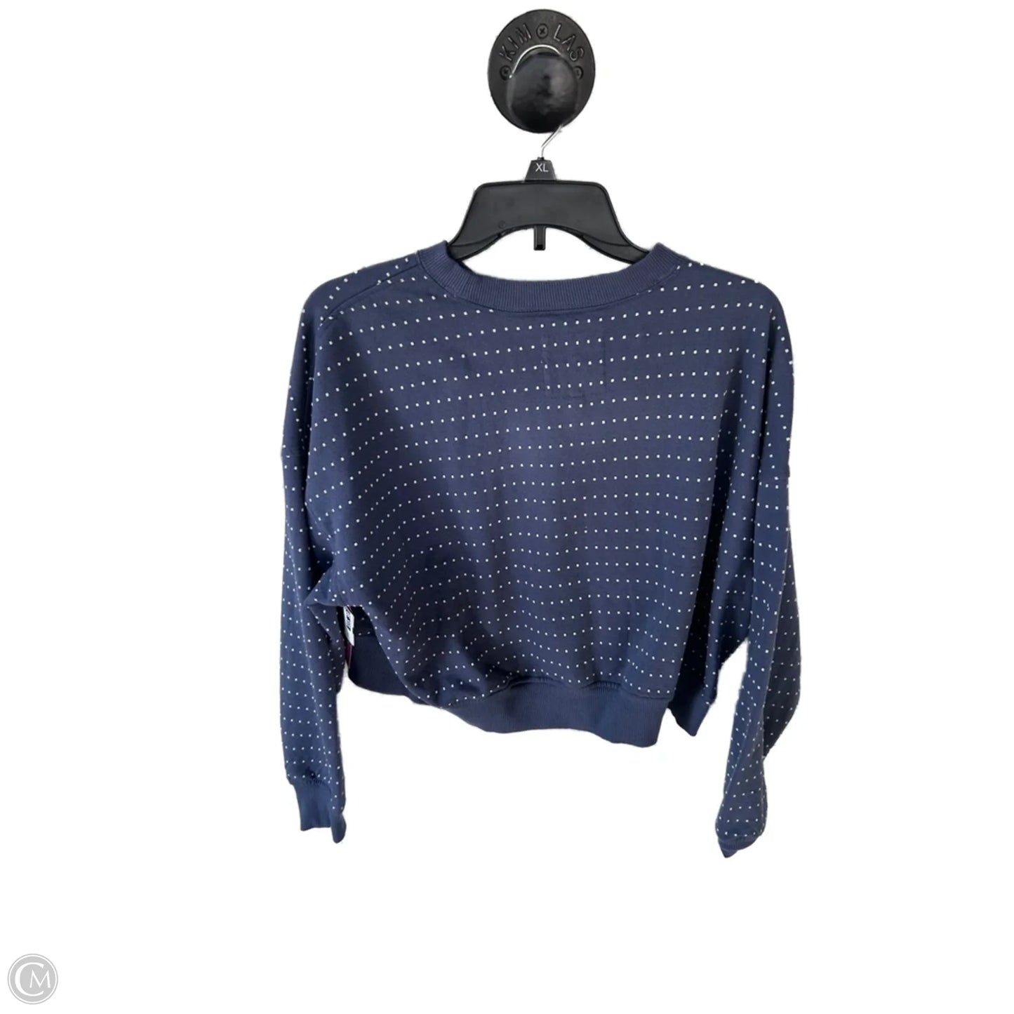 Sweatshirt Crewneck By Aerie In Blue & White, Size: Xxs