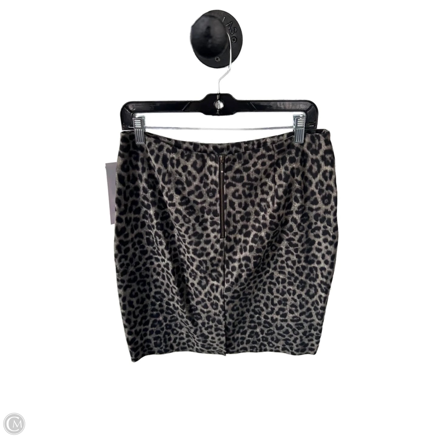 Skirt Midi By Cabi In Black & Grey, Size: 8