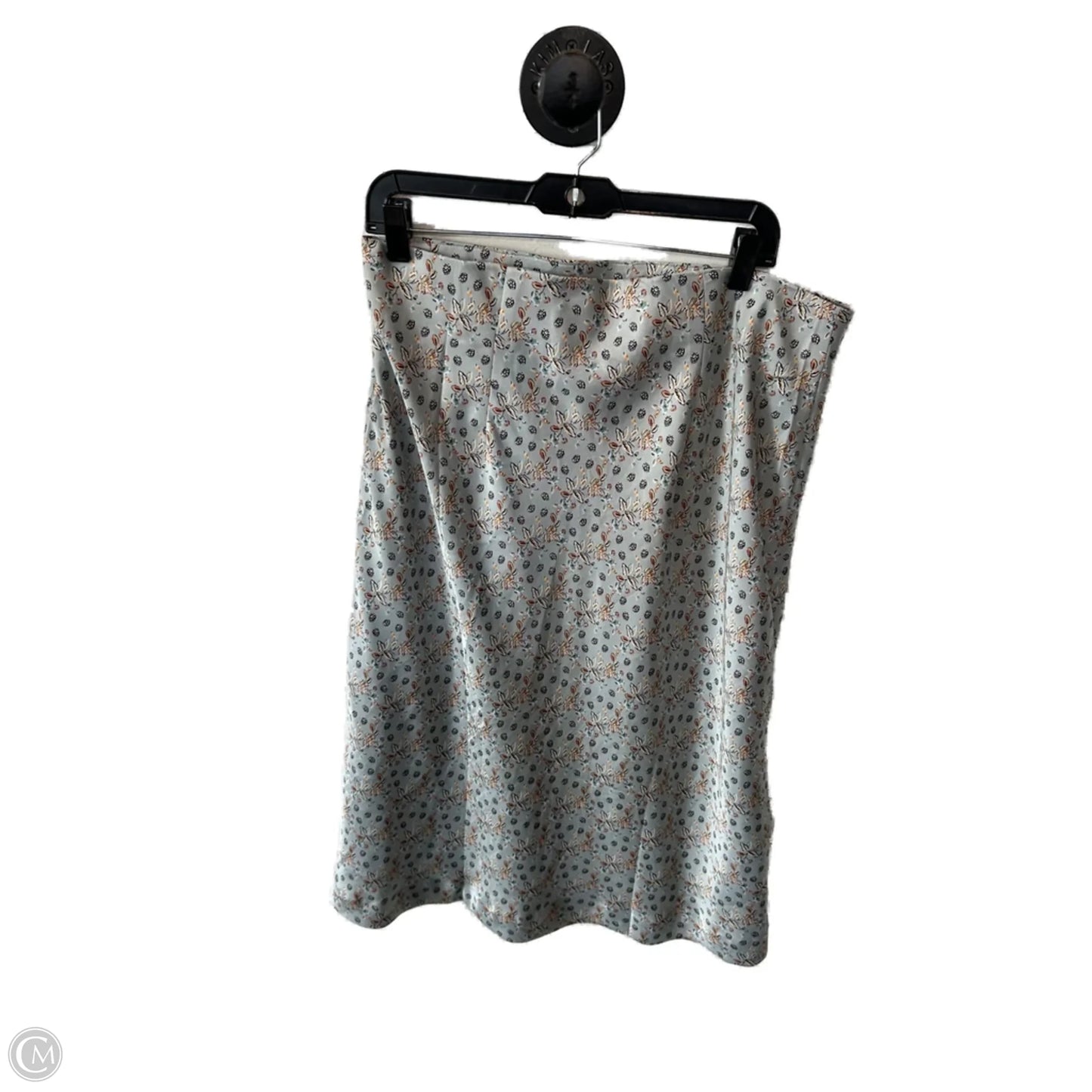 Skirt Maxi By Ann Taylor In Grey, Size: 12