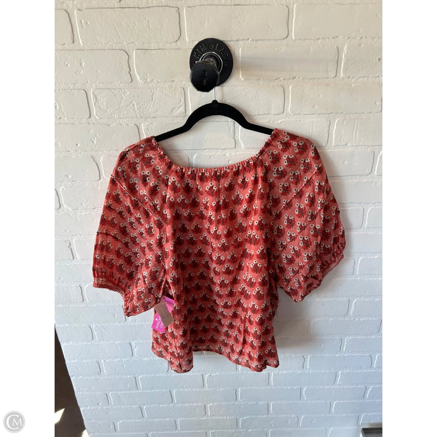 Top Short Sleeve By J. Crew In Orange, Size: L