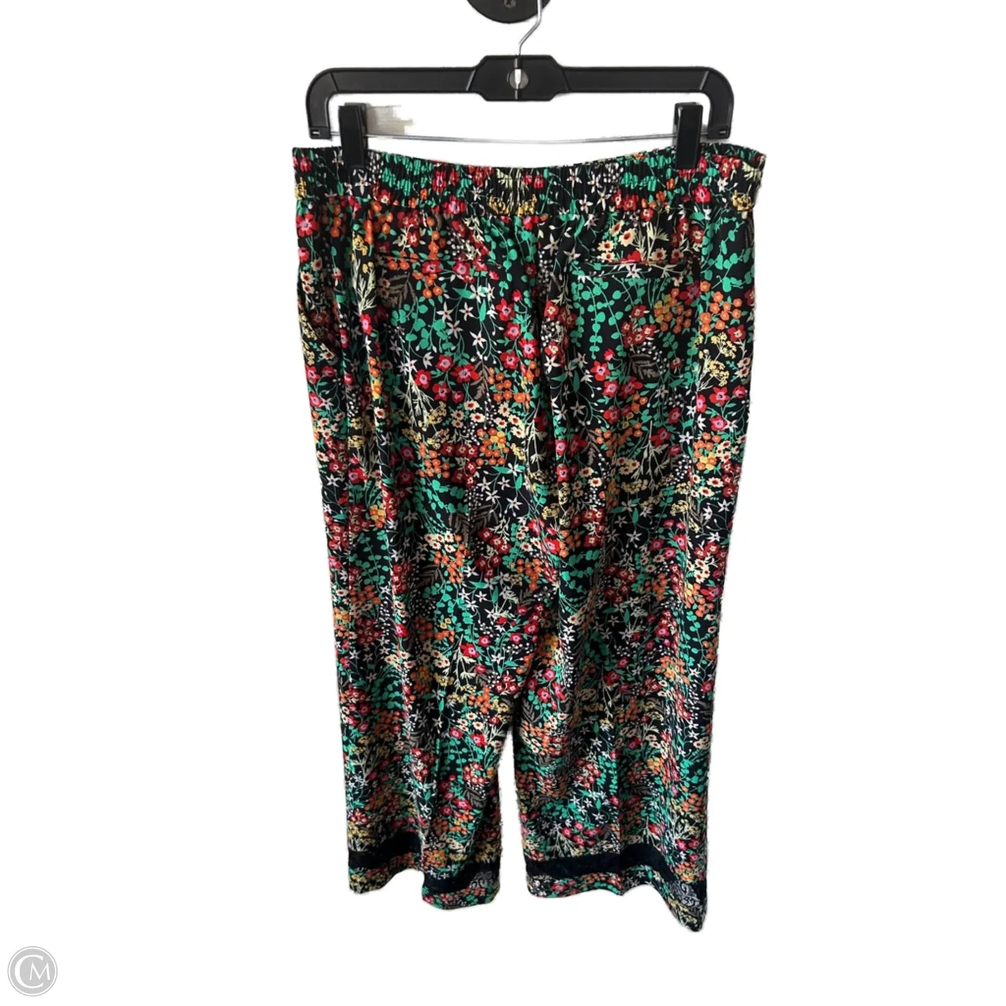 Pants Wide Leg By New York And Co In Black & Green, Size: 8