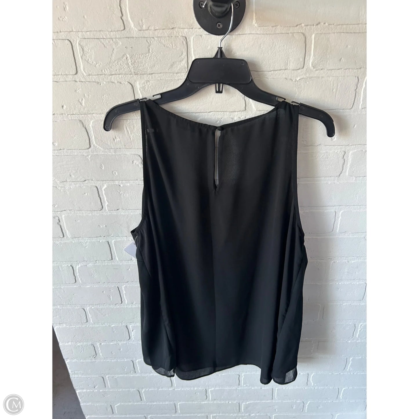 Top Sleeveless By New York And Co In Black, Size: Xl