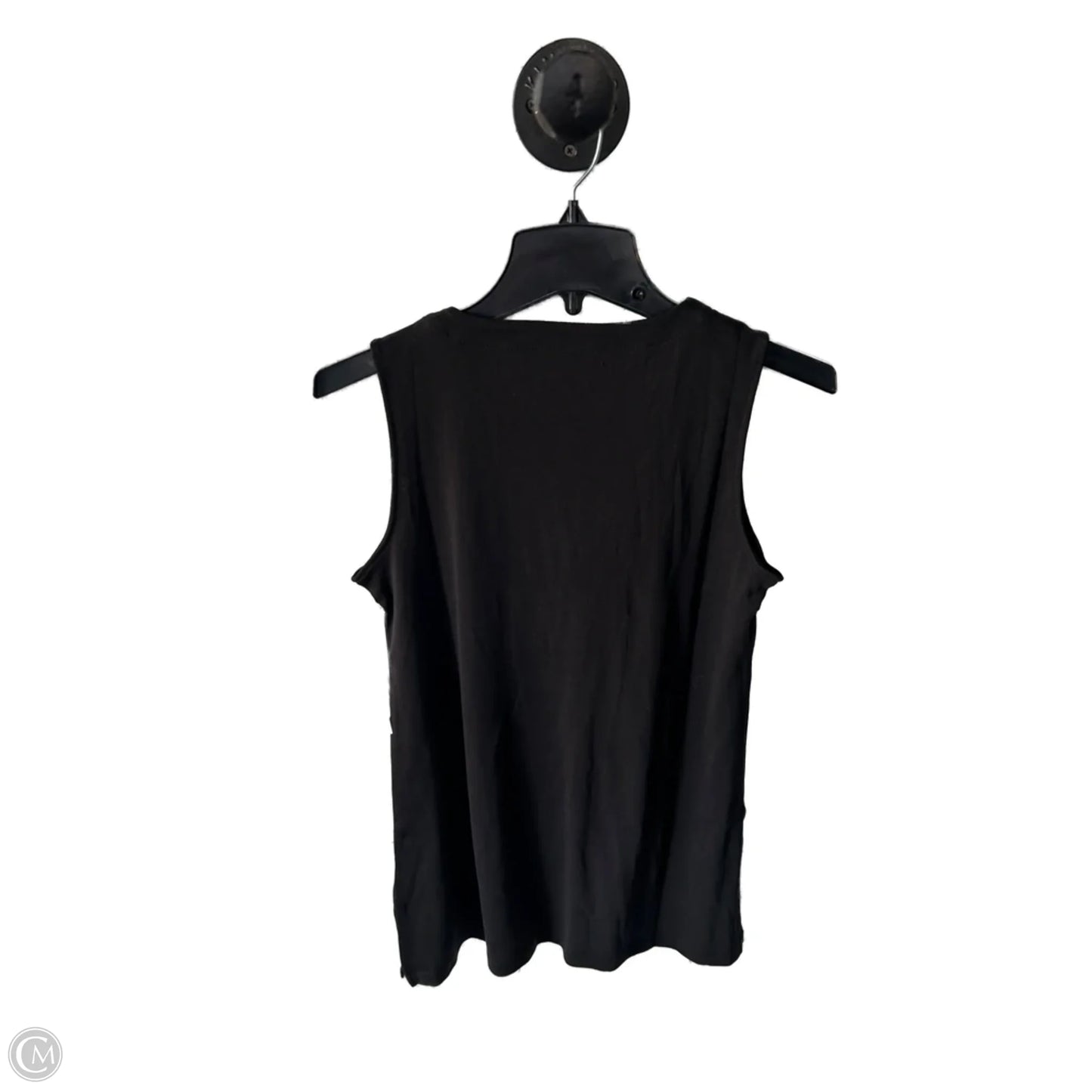 Top Sleeveless Basic By Chicos In Black, Size: S