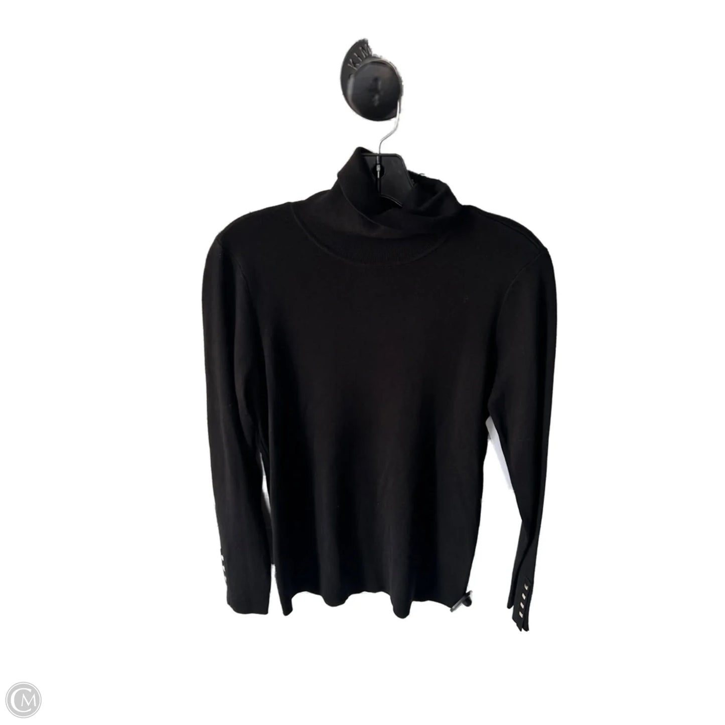 Sweater By Chicos In Black, Size: M