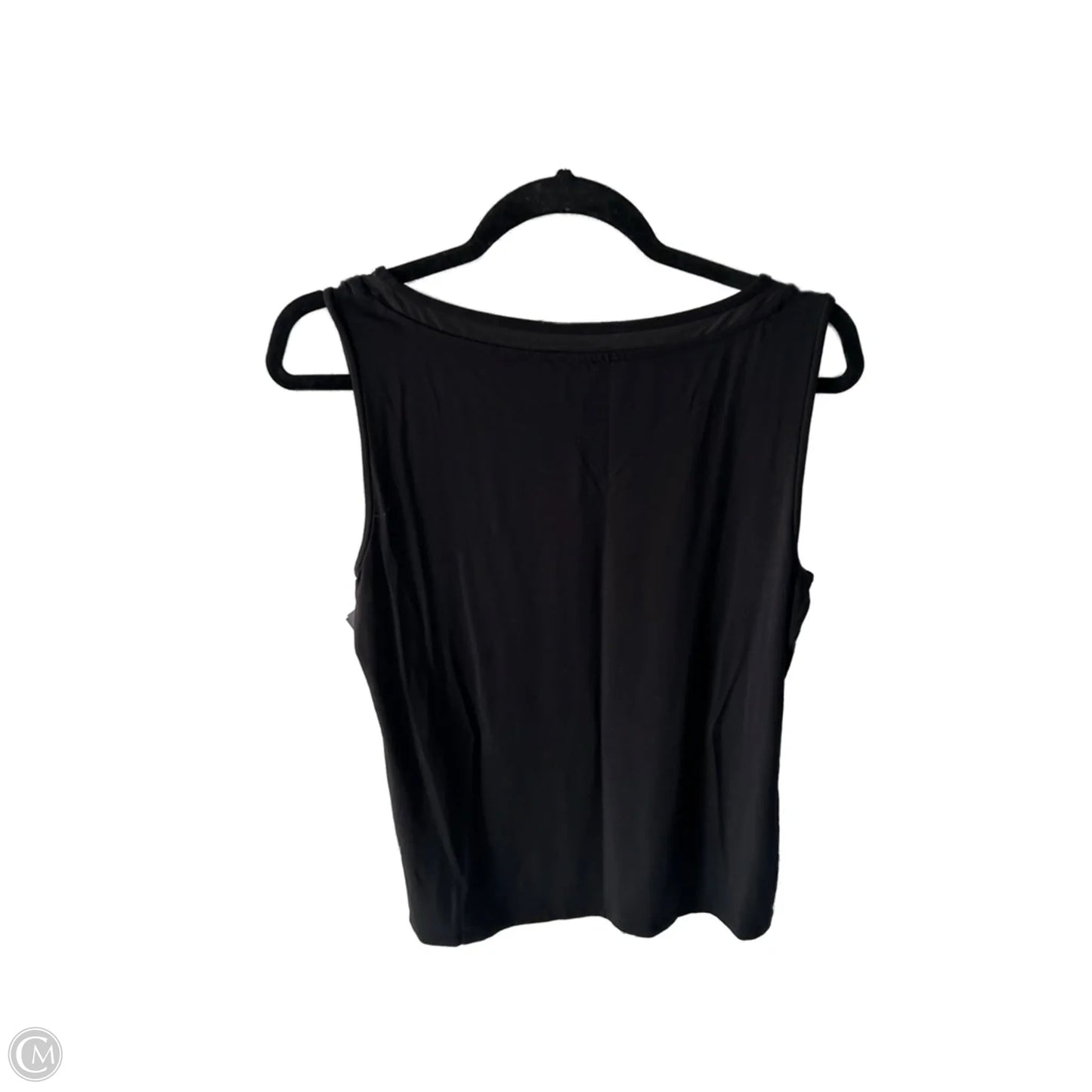 Top Sleeveless Basic By Talbots In Black, Size: M