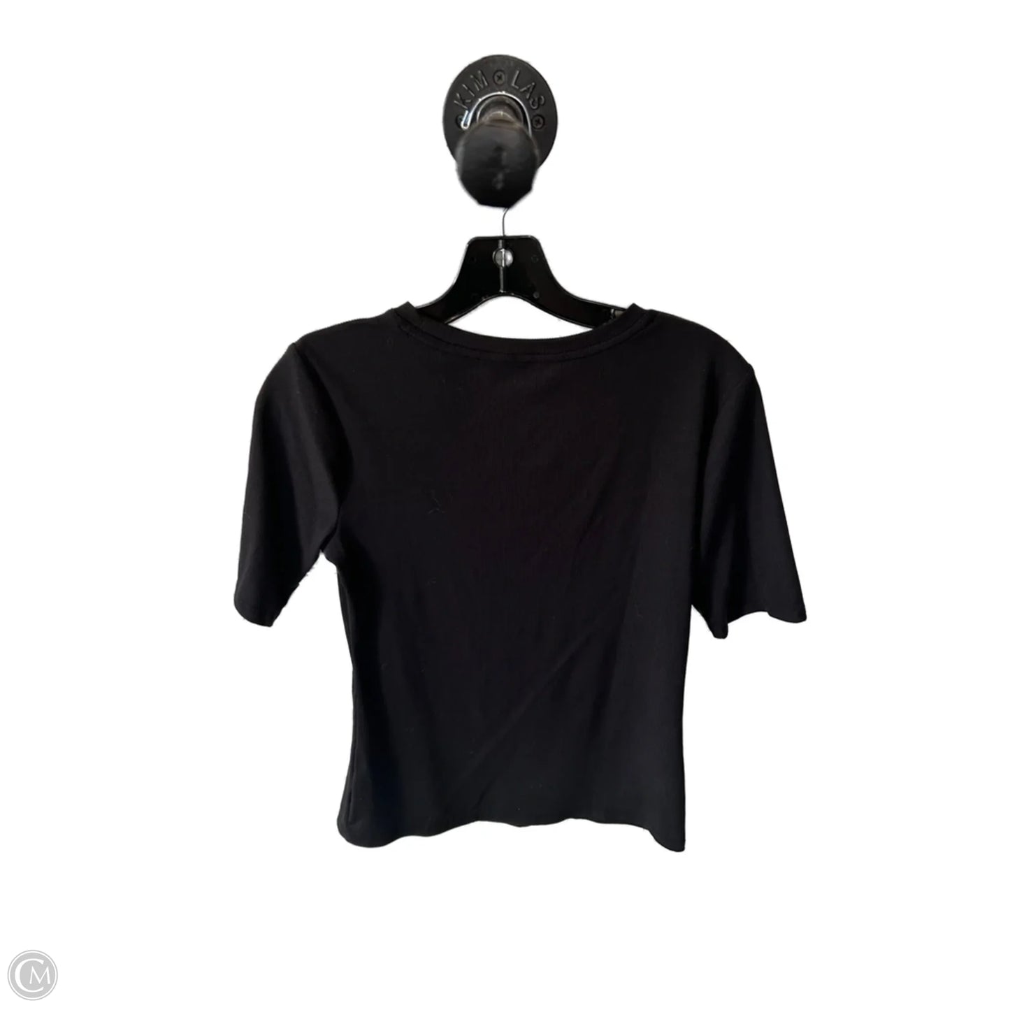 Top Short Sleeve By Nine West Apparel In Black, Size: Mp
