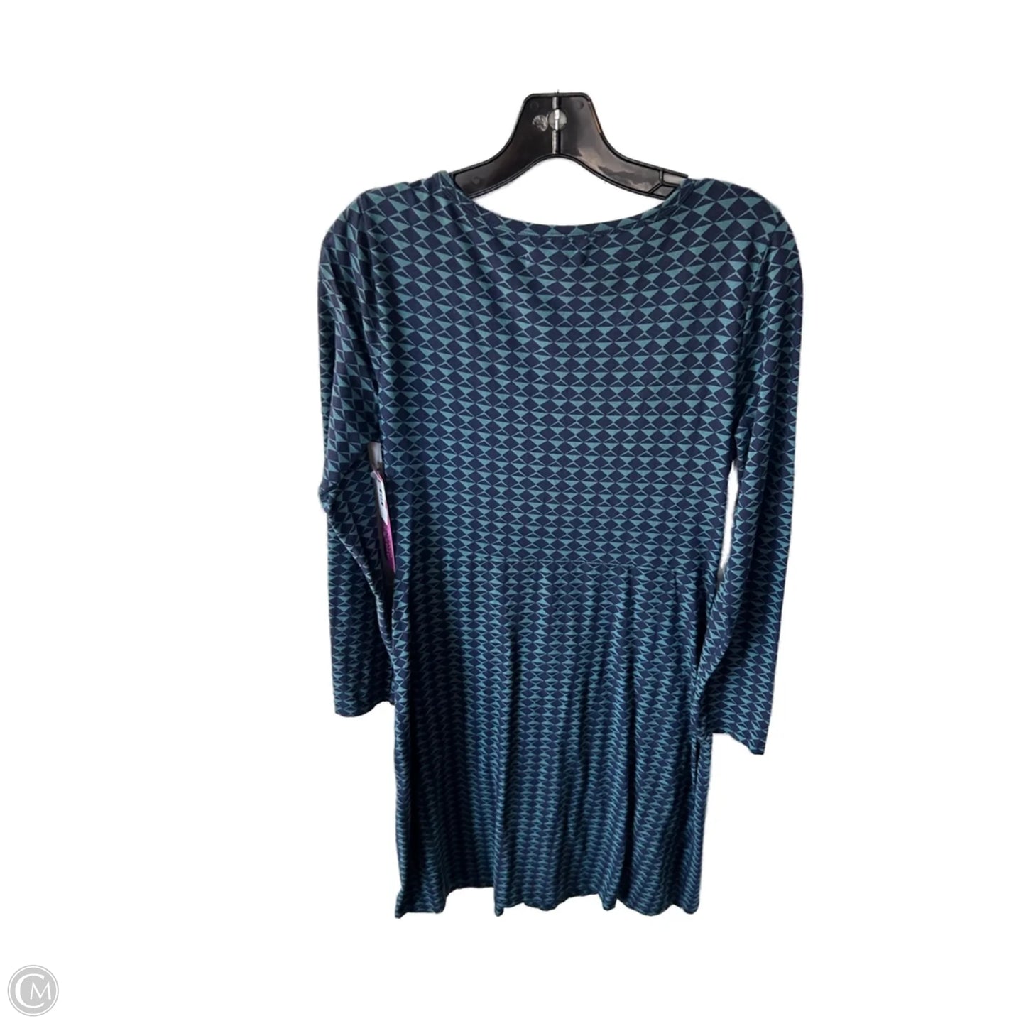 Dress Casual Midi By Clothes Mentor In Blue, Size: L