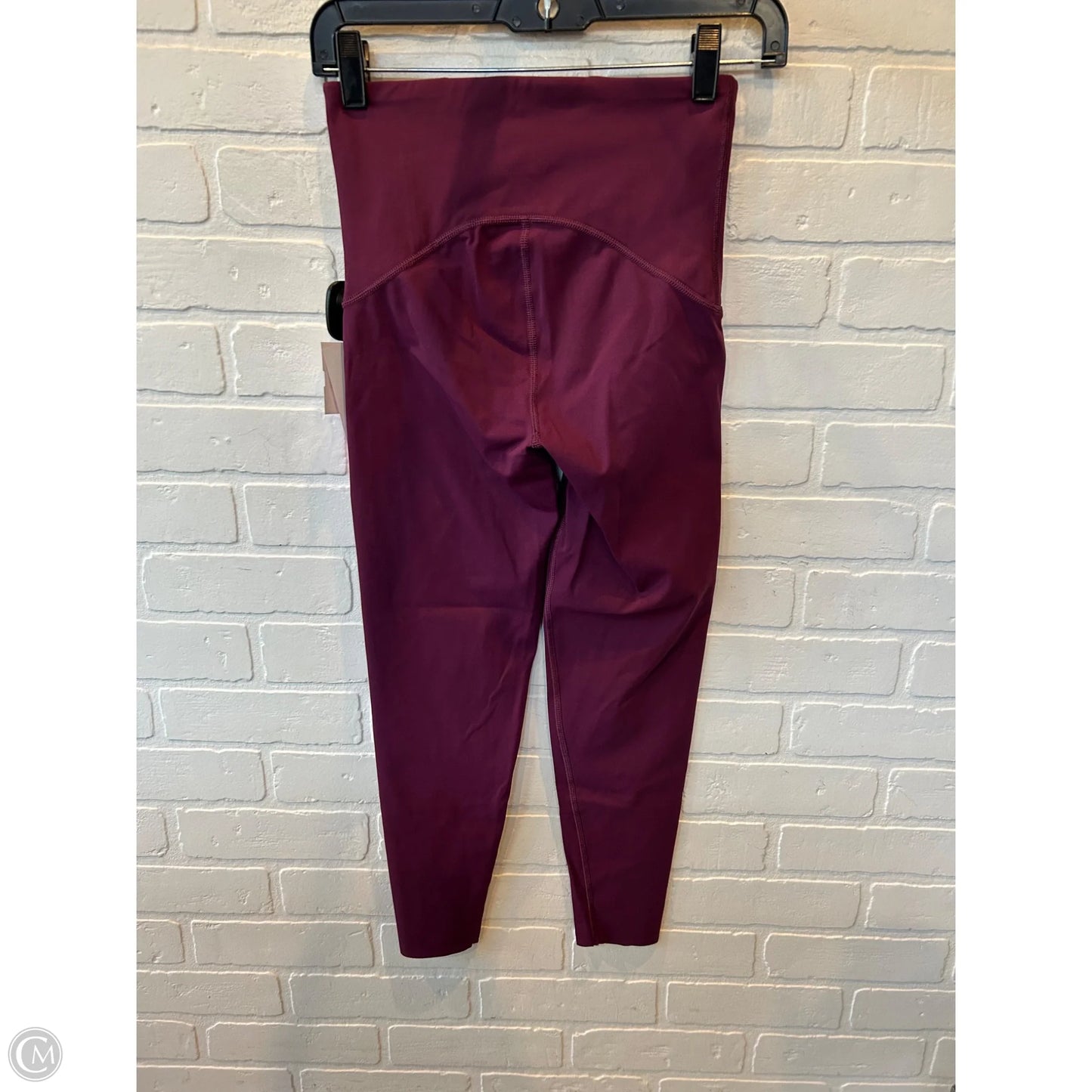 Athletic Leggings By Spanx In Purple, Size: 4