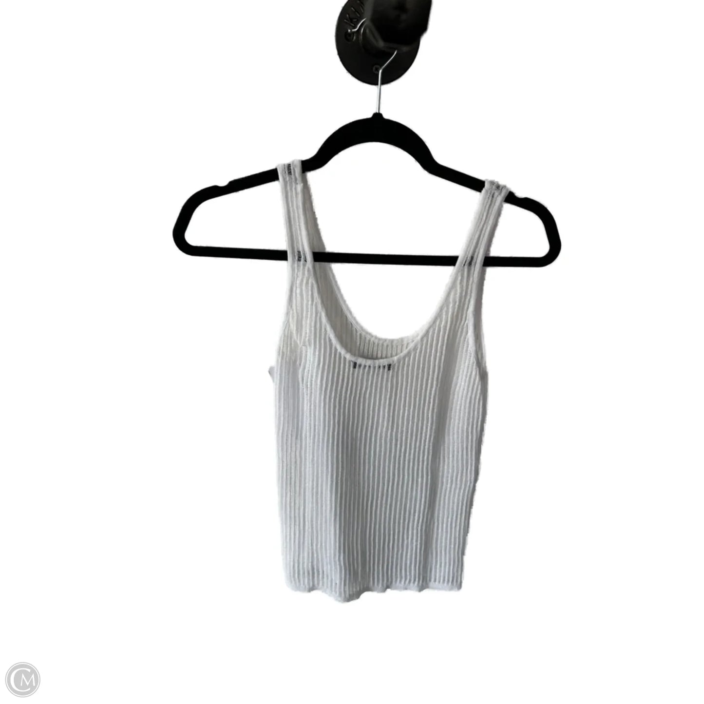 Tank Top By Zara In White, Size: M