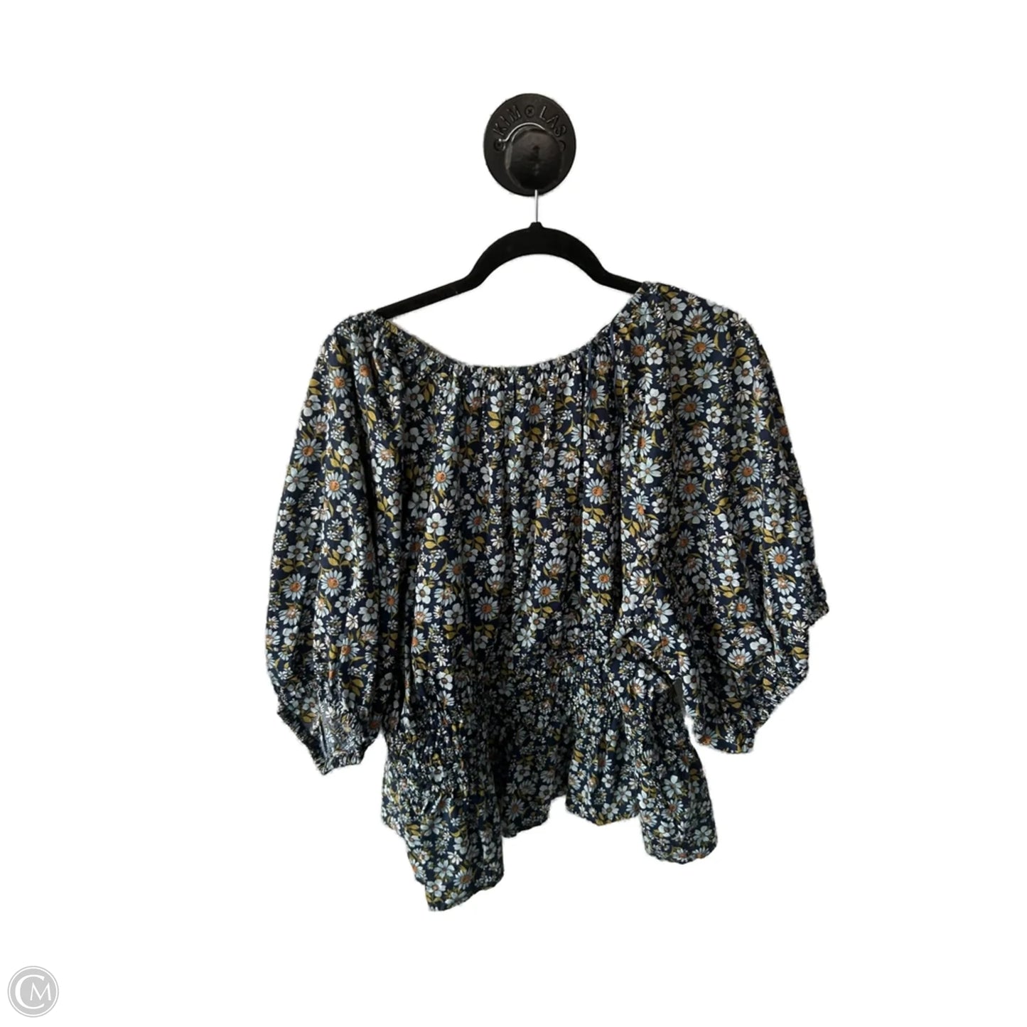 Top Short Sleeve By Old Navy In Blue & Green, Size: 3x