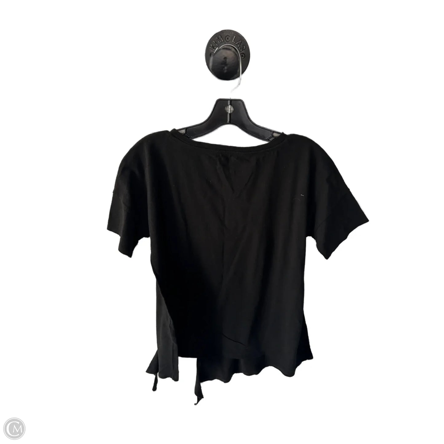 Top Short Sleeve Basic By Eileen Fisher In Black, Size: Xxs