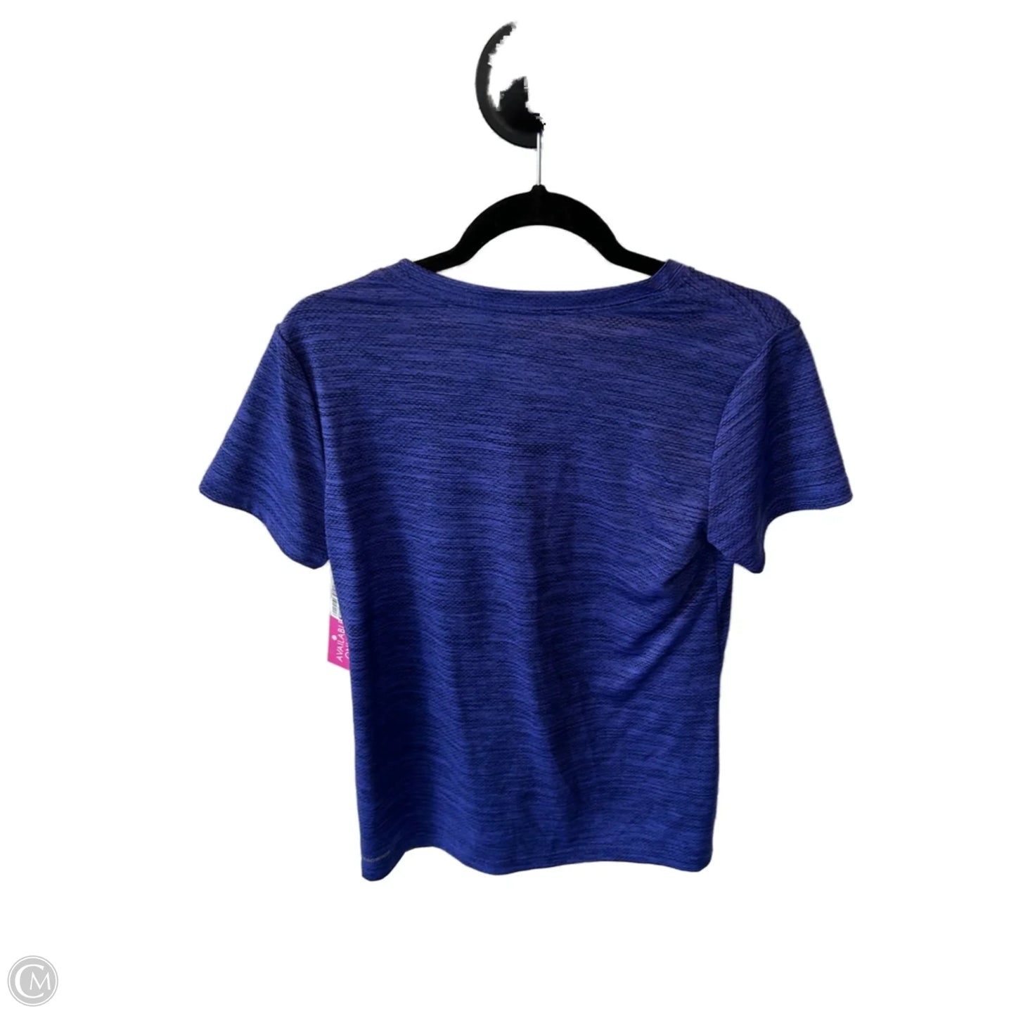 Athletic Top Short Sleeve By Reebok In Purple, Size: M