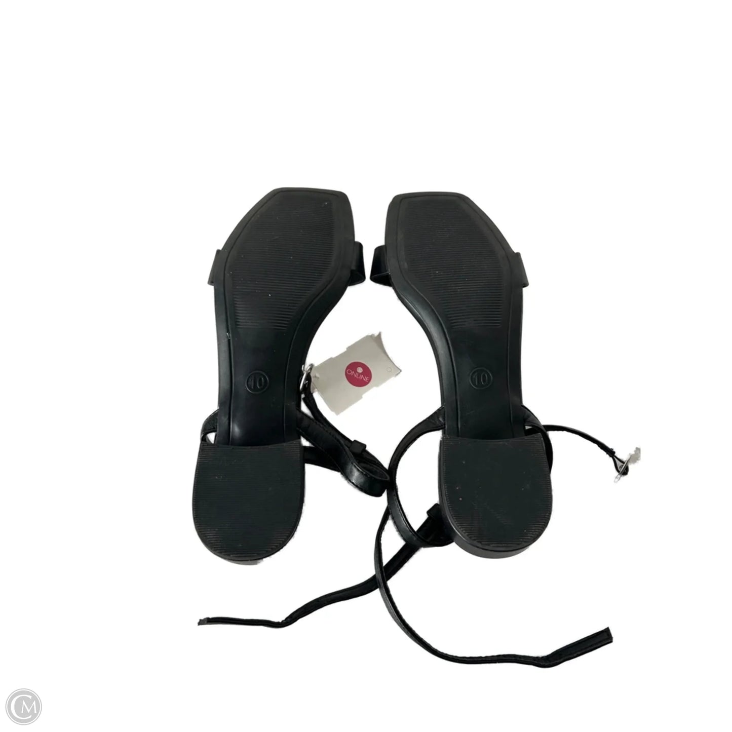 Sandals Flats By A New Day In Black, Size: 10