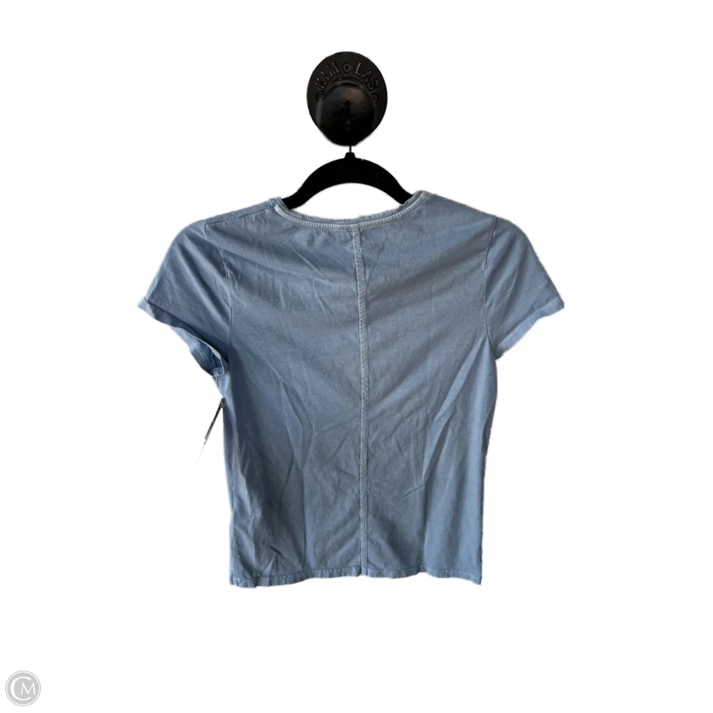 Top Short Sleeve Basic By Madewell In Blue, Size: S