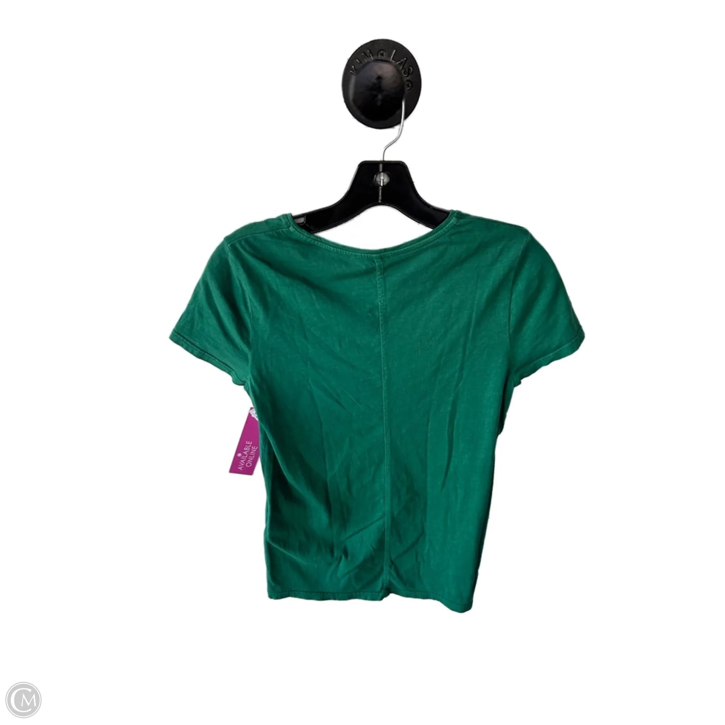 Top Short Sleeve Basic By Madewell In Green, Size: S