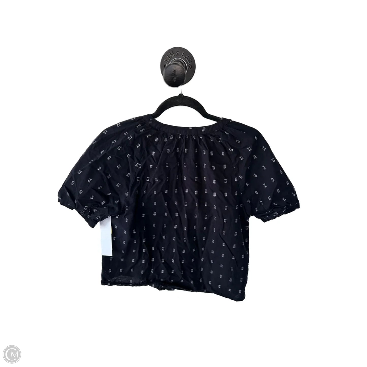 Top Short Sleeve By Evereve In Navy, Size: XS