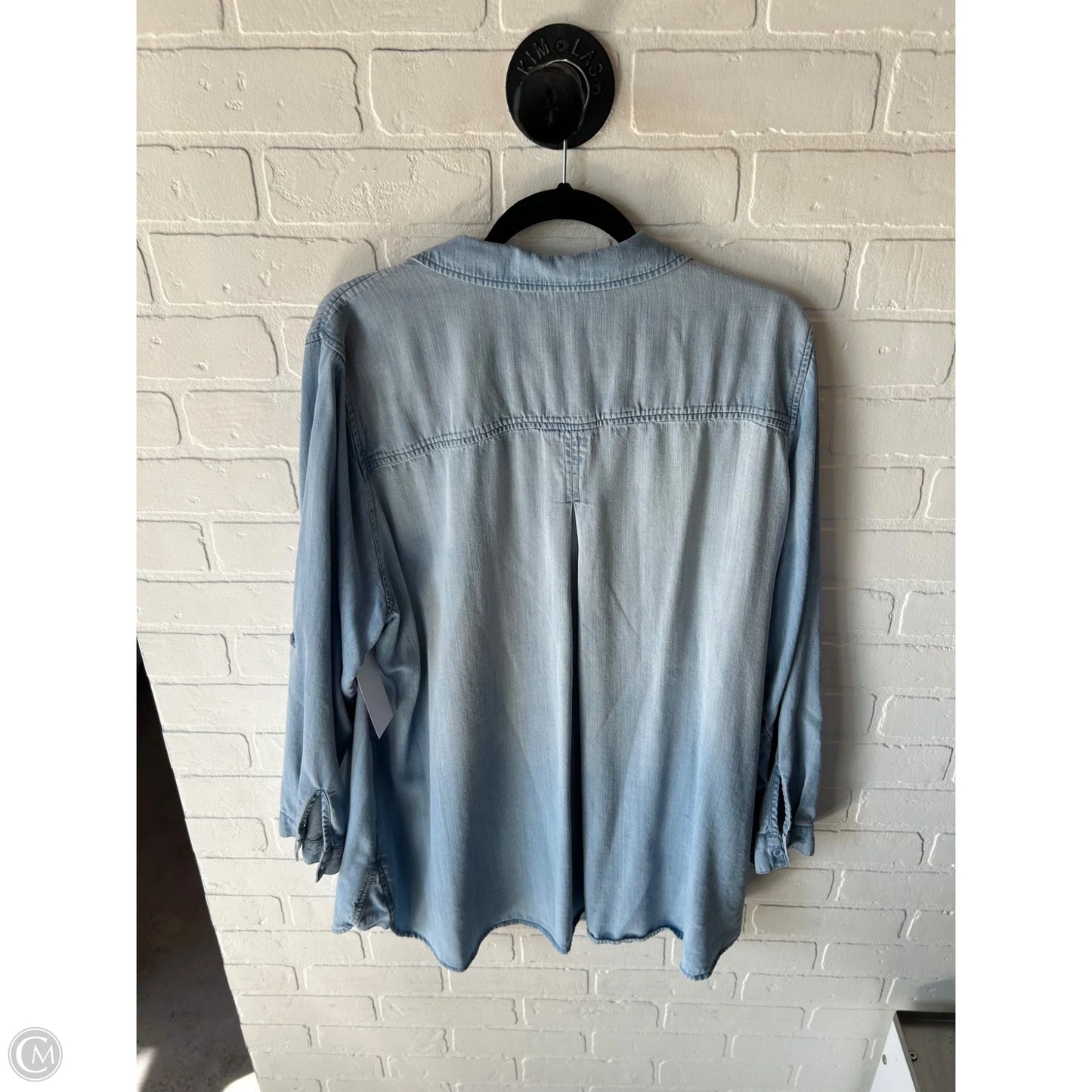 Tunic Long Sleeve By Cmc In Blue, Size: Xl