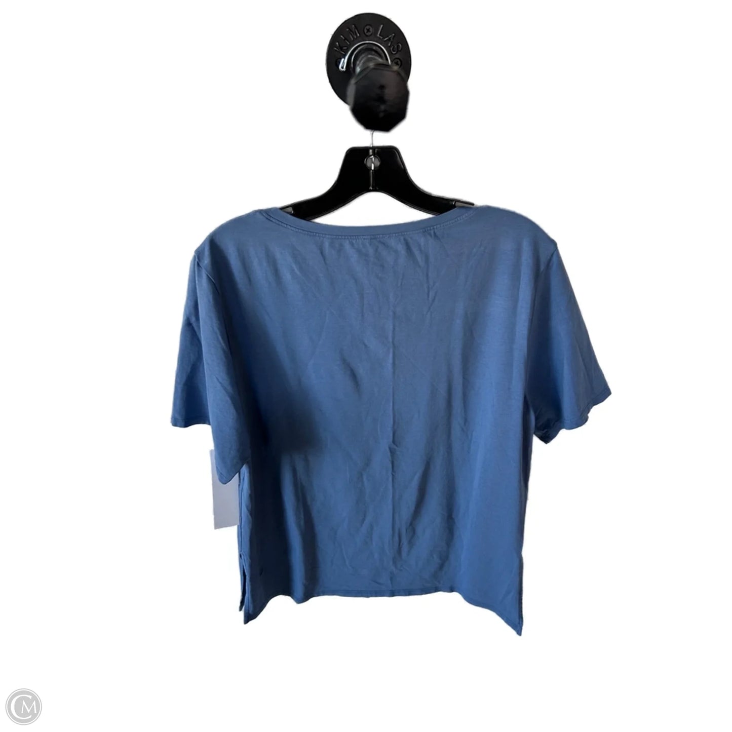 Athletic Top Short Sleeve By Lululemon In Blue, Size: S