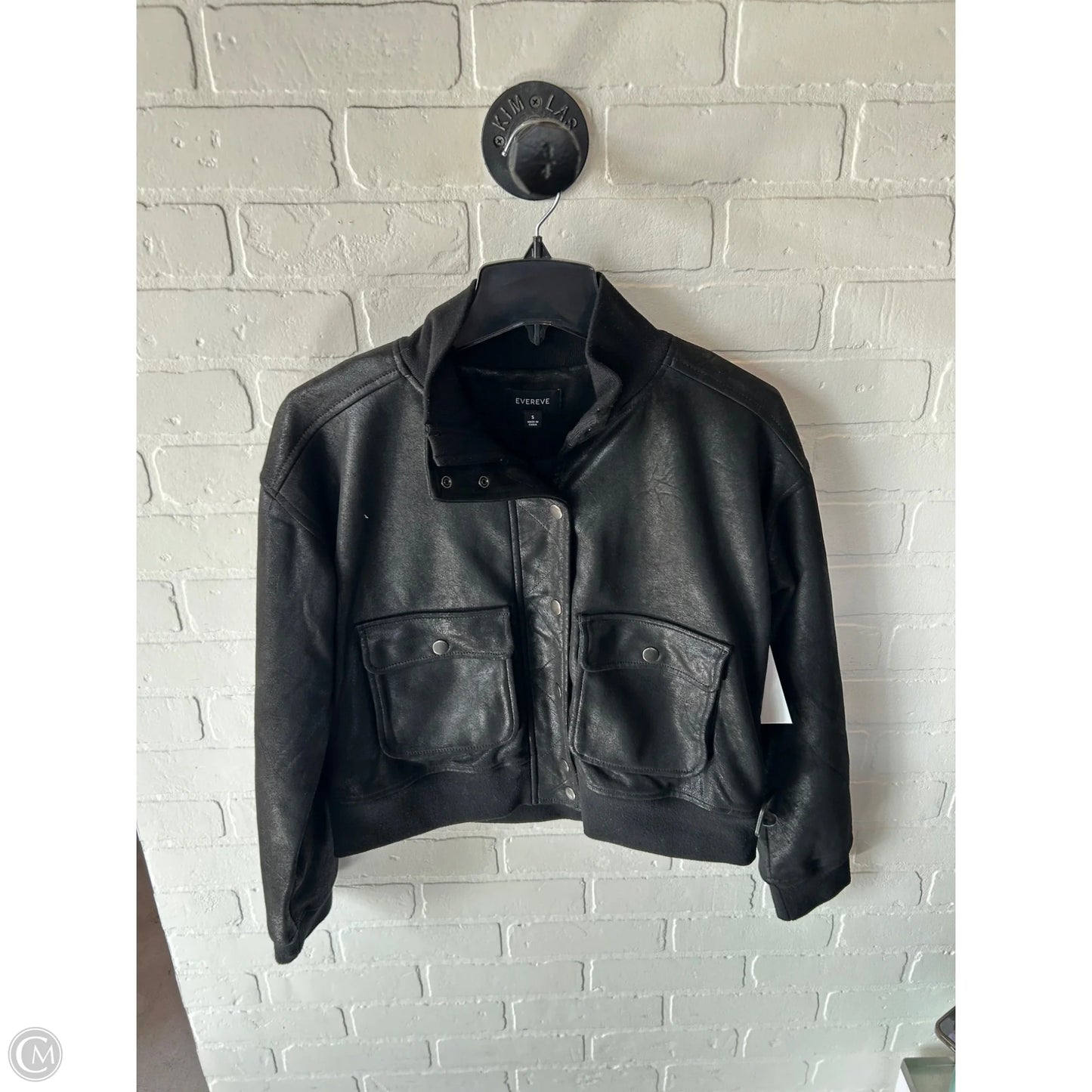 Jacket Moto By Evereve In Black, Size: S