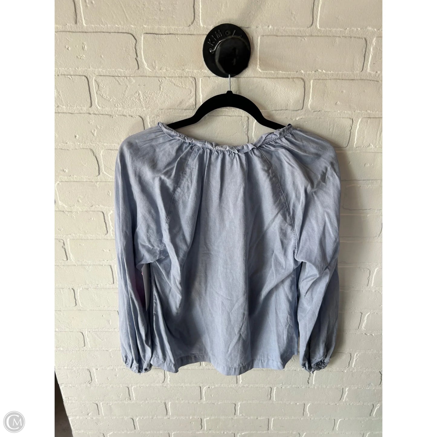 Top Long Sleeve By Cloth & Stone In Blue, Size: Xs