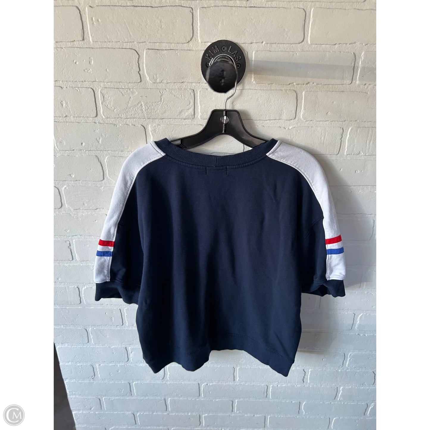 Sweatshirt Crewneck By Evereve In Blue & Red & White, Size: Xl