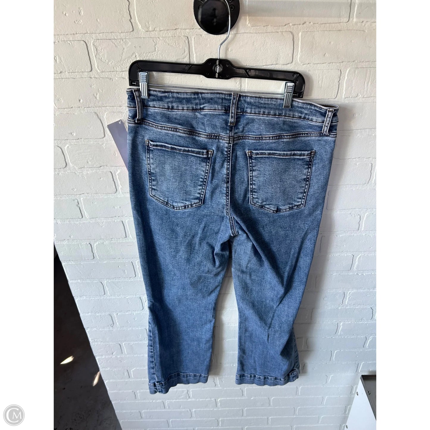 Jeans Flared By Kut In Blue Denim, Size: 12