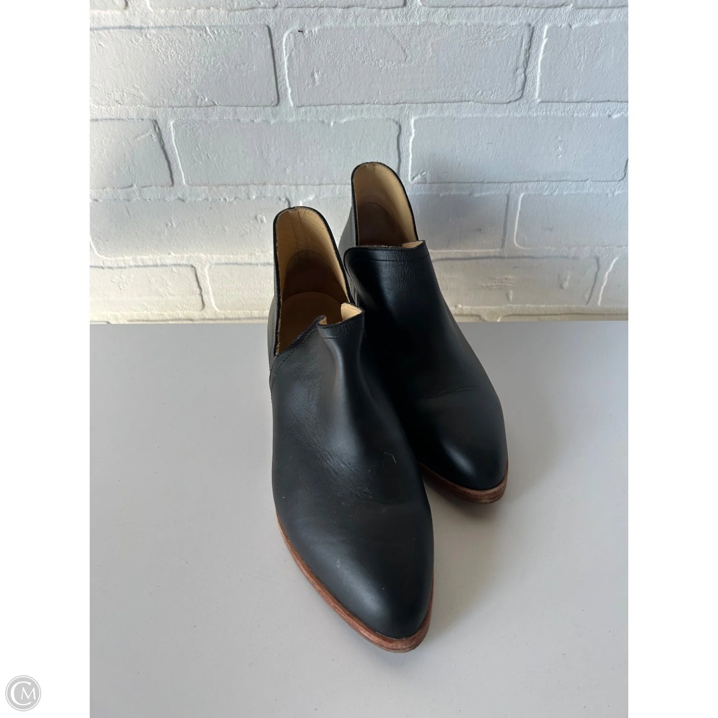Boots Ankle Heels By Cmc In Black, Size: 8.5