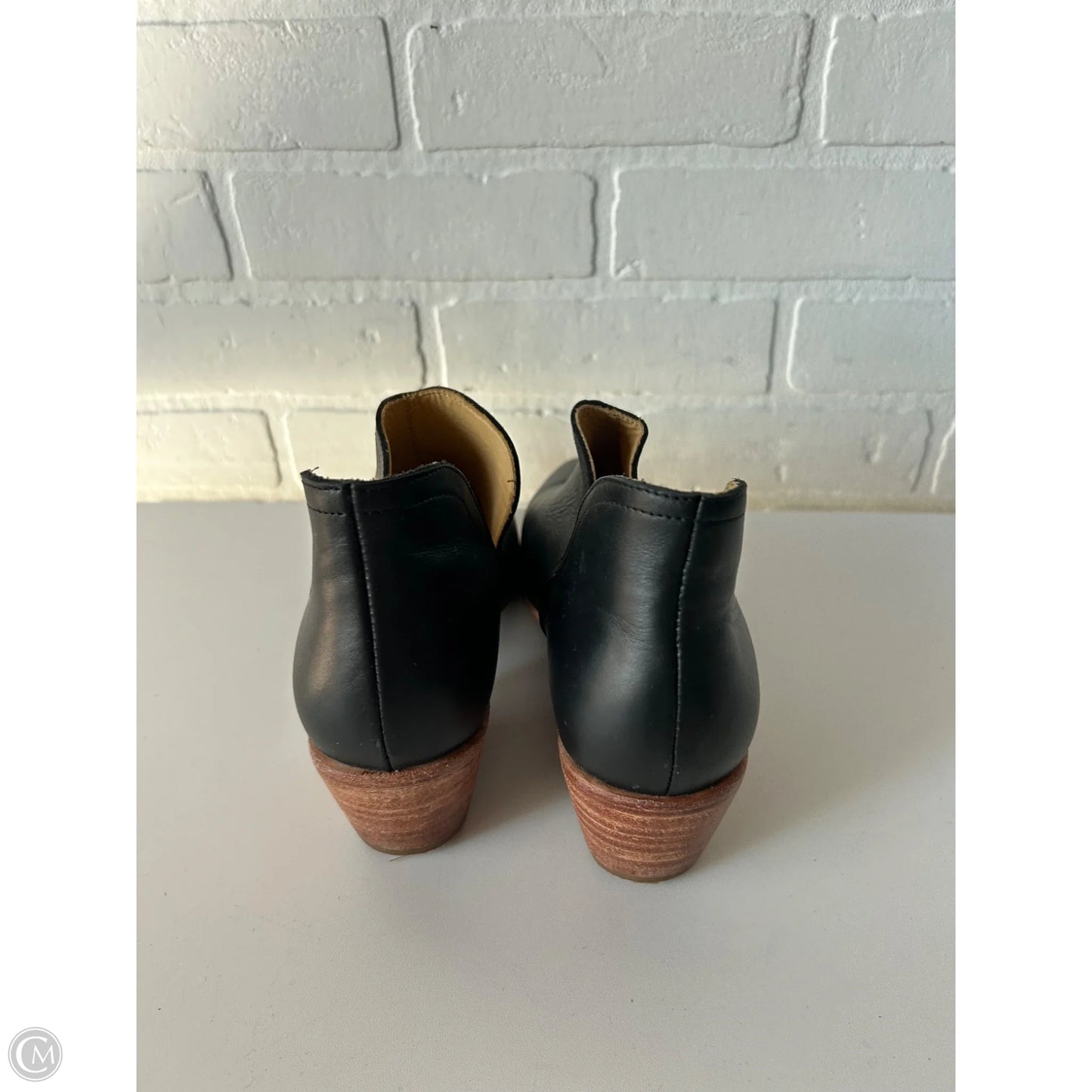Boots Ankle Heels By Cmc In Black, Size: 8.5