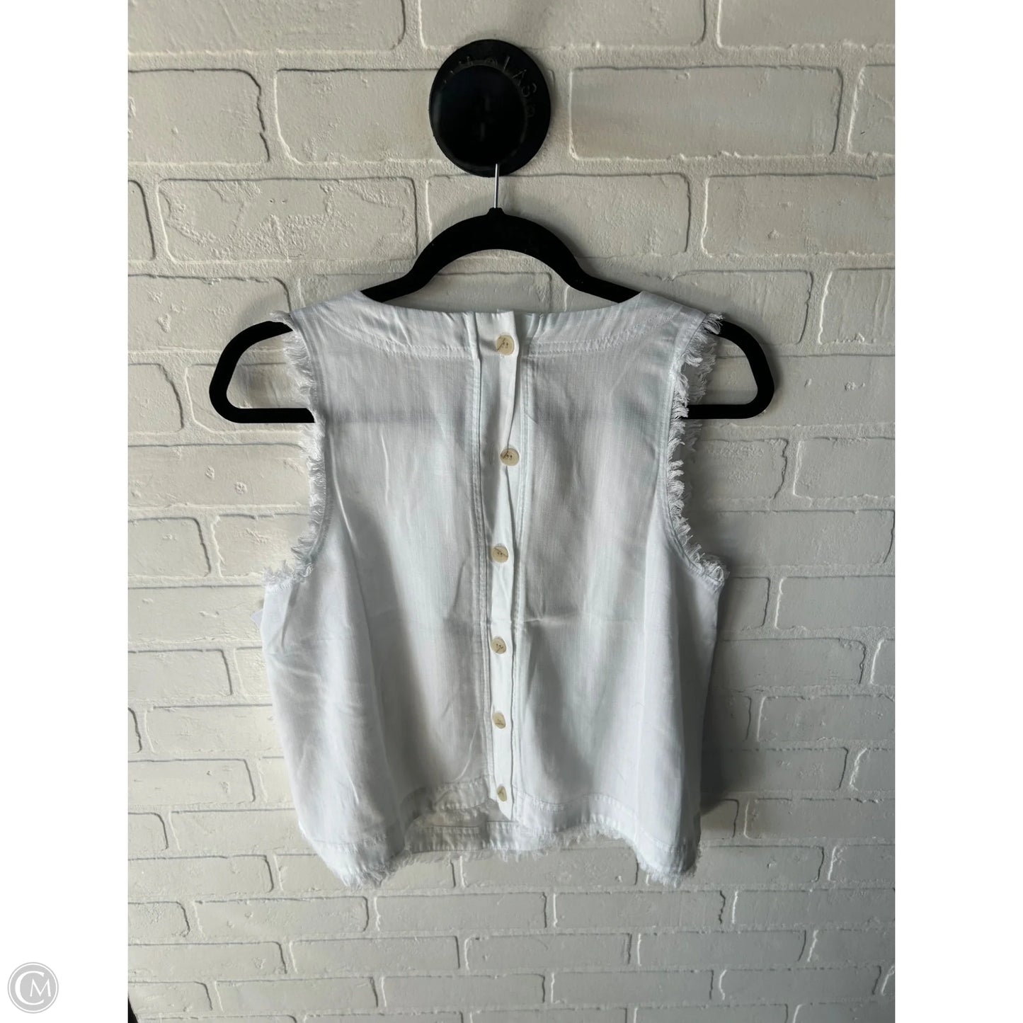 Top Sleeveless By For The Republic In White, Size: M