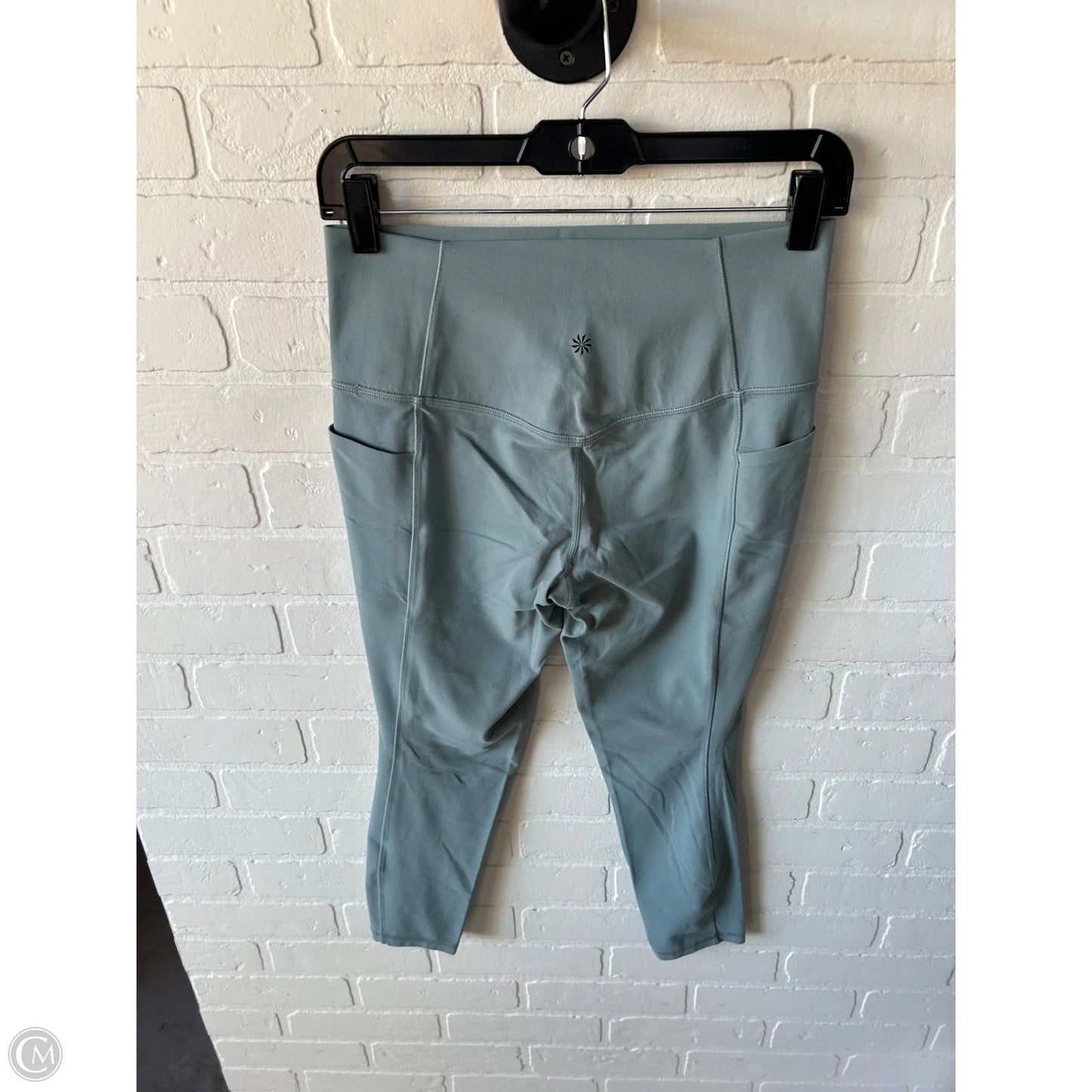 Athletic Leggings By Athleta In Blue, Size: 8