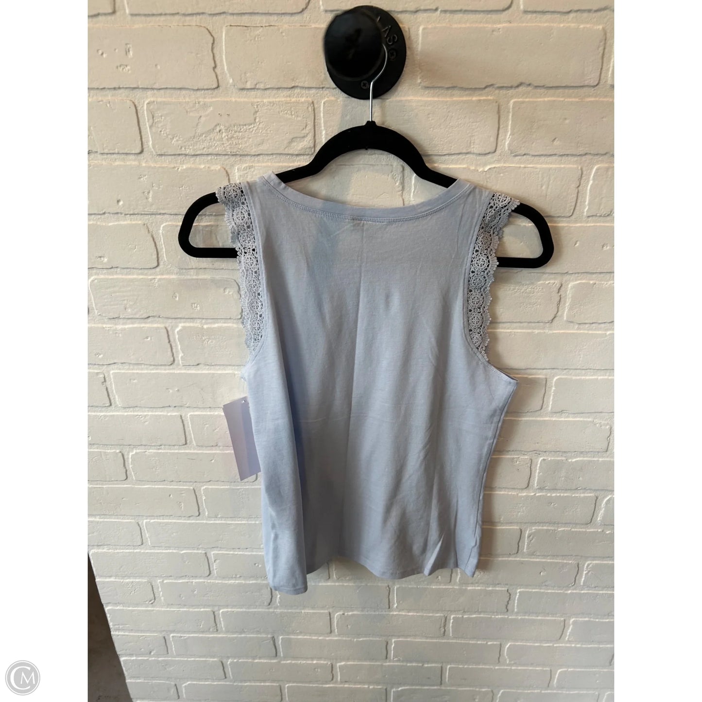 Top Sleeveless Basic By Ann Taylor In Blue, Size: M