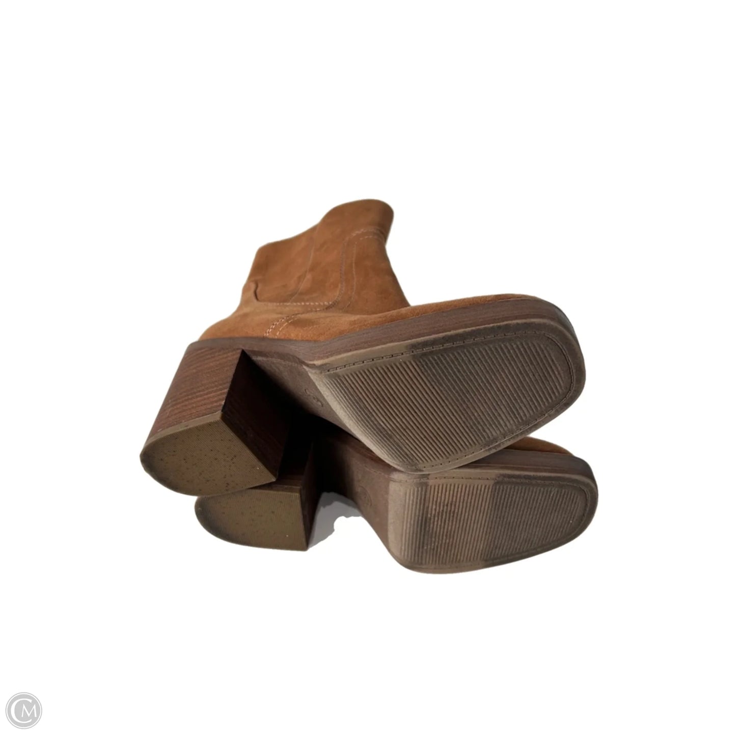 Boots Ankle Heels By Universal Thread In Brown, Size: 8