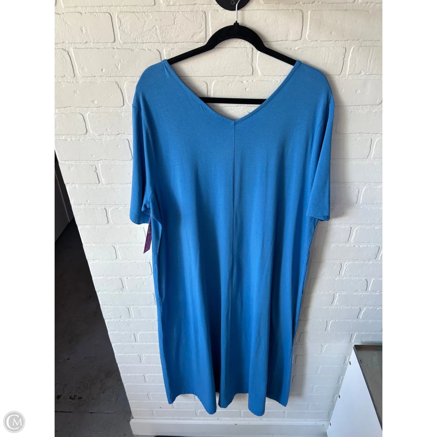 Dress Casual Midi By J. Jill In Blue, Size: 2x