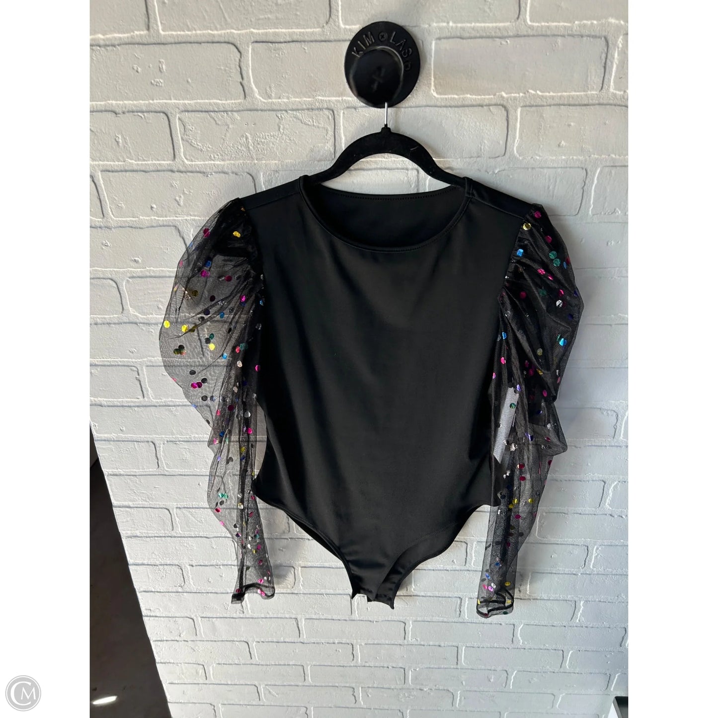 Bodysuit By Clothes Mentor In Black, Size: M