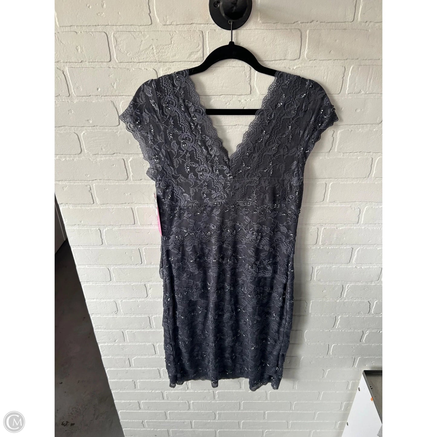 Dress Party Midi By Marina In Grey, Size: L